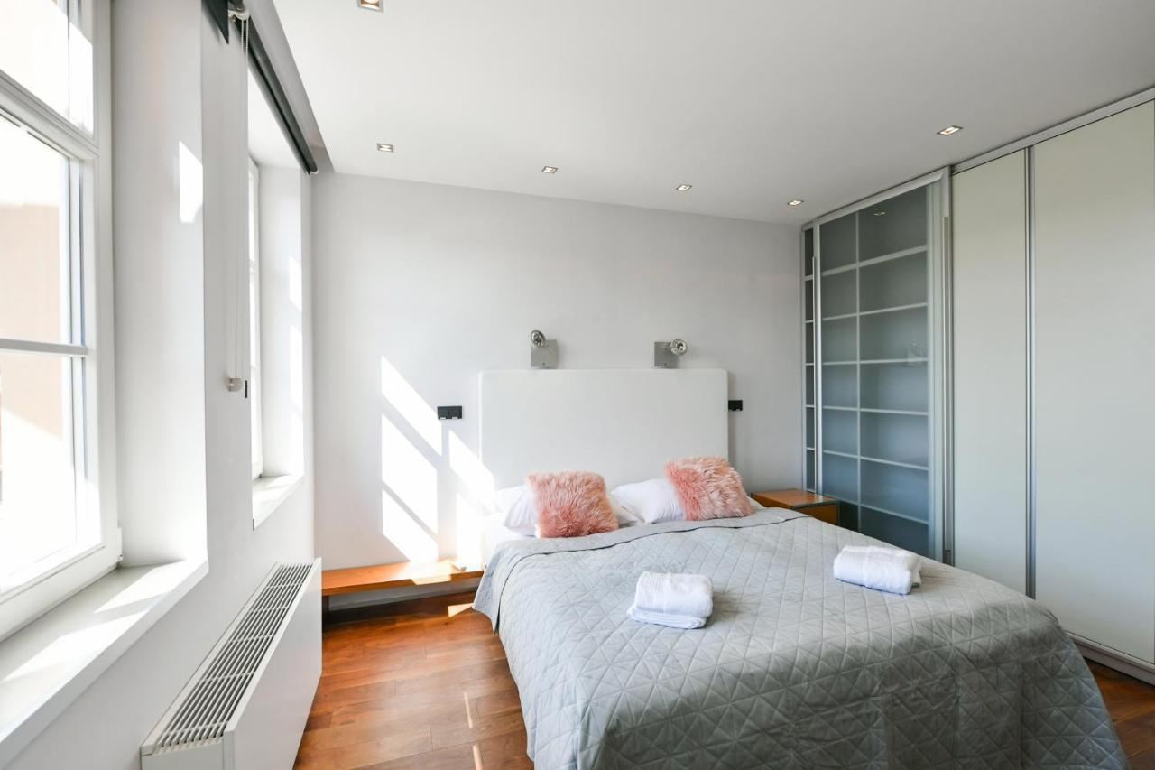 Luxury Central Penthouse With Sauna, Terrace, 250M2, 5Bdrm, 3Bthrm Prága Kültér fotó